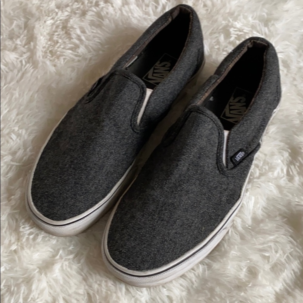 Grey Slip-On Vans (US Men’s 10)